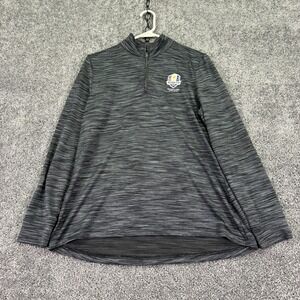 Ryder Cup Shirt Womens Large Gray Golf Greg Norman Whistling Straits 2020 Zip